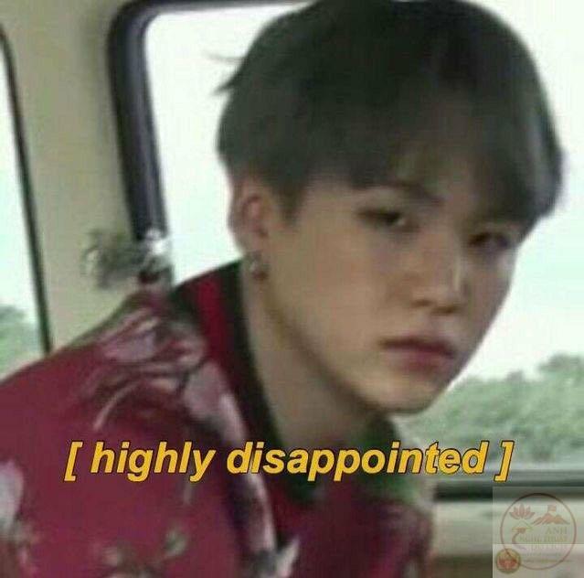 Current mood BTS suga highly disappointed