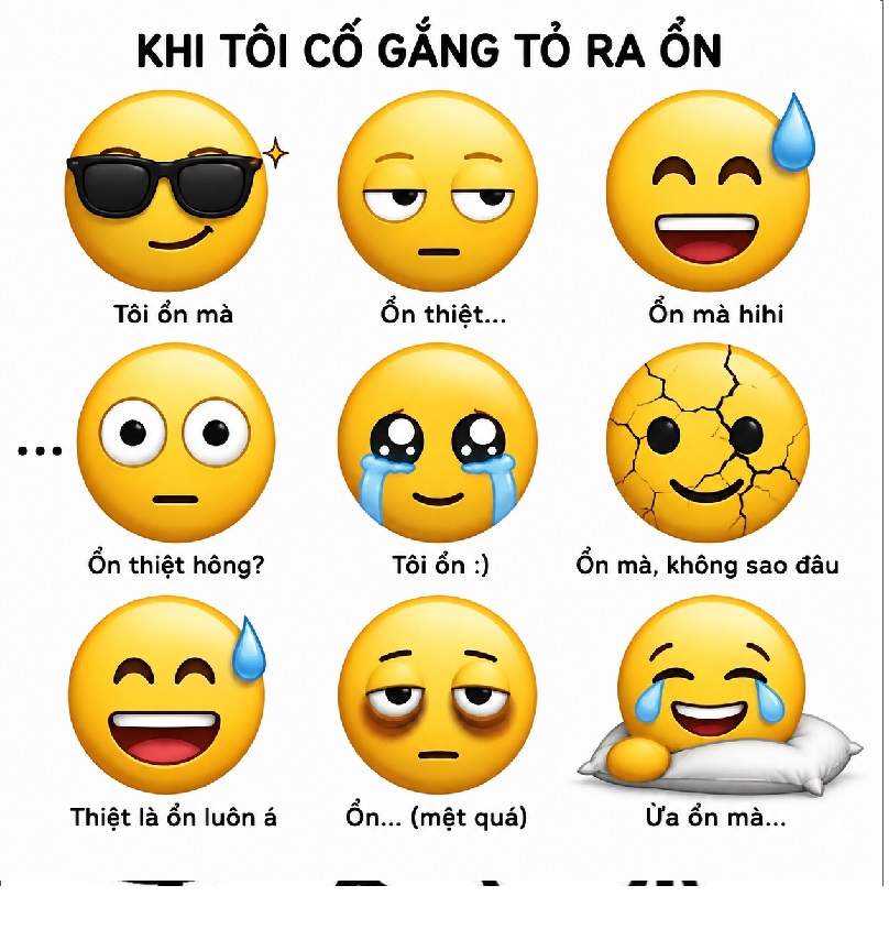 Emoji meme – Bộ ảnh chế icon 3D siêu cute hài hước nhất