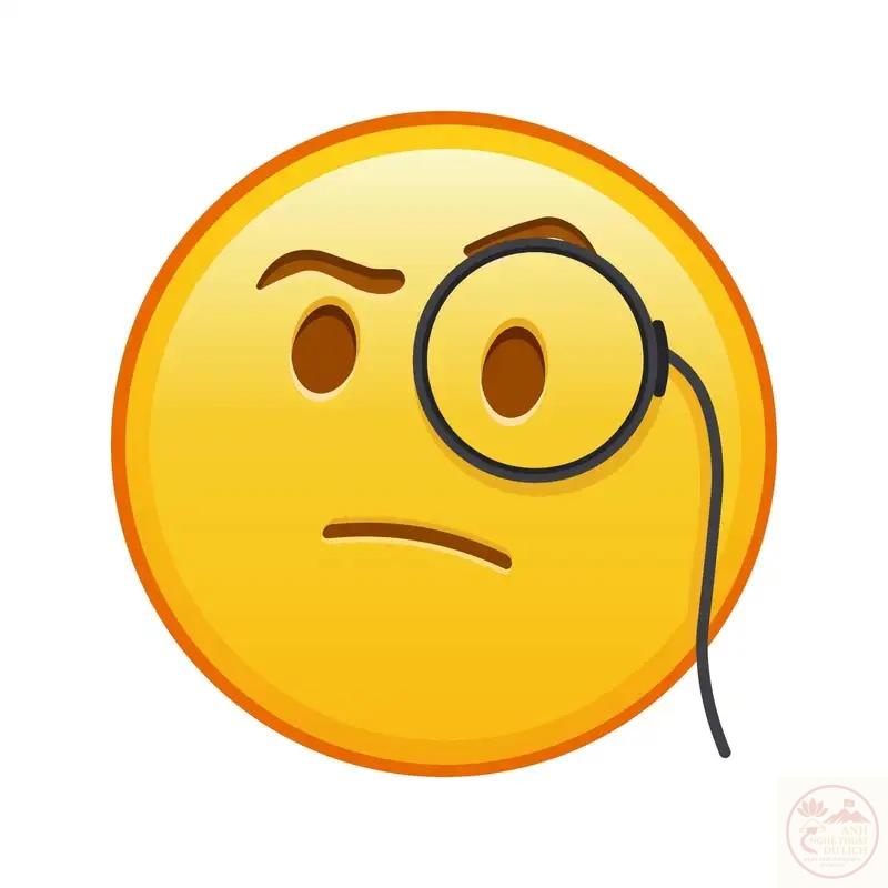 Emoji meme nghi ngờ