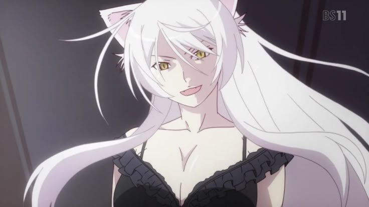 Black Hanekawa【Bakemonogatari】 | Monalisa wallpaper, Hanekawa tsubasa, Top 10 best anime
