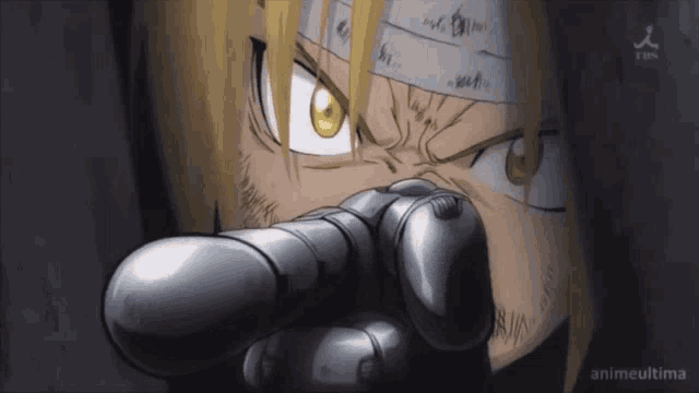Fullmetal Alchemist Brotherhood Edward Elric GIF - Fullmetal Alchemist Brotherhood Edward Elric Pointing - Discover & Share GIFs