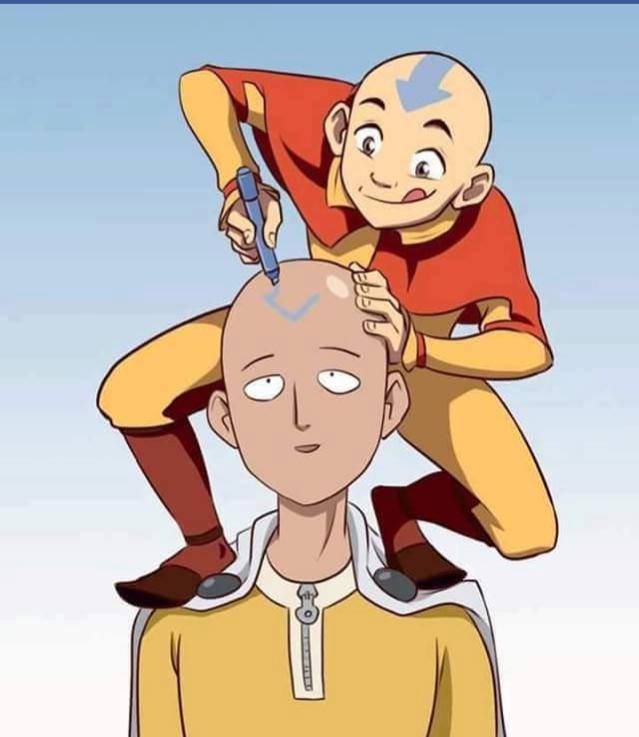 What if Saitama The last two Airbender – One Punch Man Meme | memecelebup