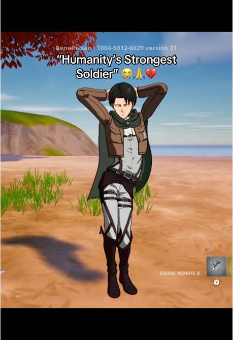 This is my new favorite game to use Levi in 😭☠️ #attackontitan #levi #leviackerman #shingekinokyojinseason4 #attackontitanseason4 #aot #ackerman #meme #fortnite #fortnitememes #snk #anime #manga ...