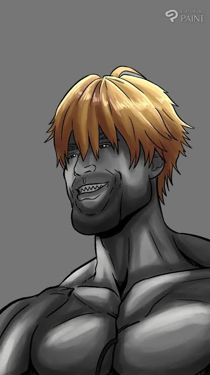 Gigachad #gigachad #meme #denji #chainsawman #fanart #clipstudiopaint #fypmalaysia #fypdong