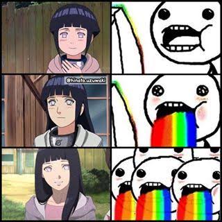 Top hinata | Funny hinata, Hinata crush on naruto, Naruto memes