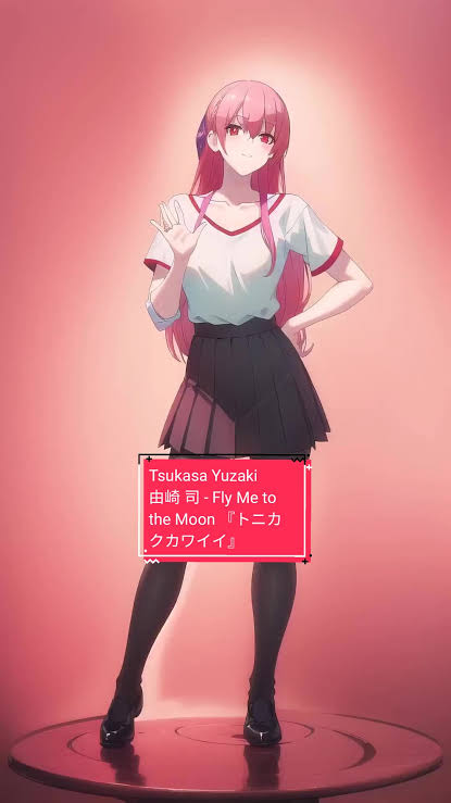 Tsukasa Yuzaki 由崎 司 - Fly Me to the Moon 『トニカクカワイイ』 - Gambare Gambare Senpai AI dance cover created using the 'Stable Diffusion' technique and based on the original video from TikTok by @🔋이아돌🔋 ...