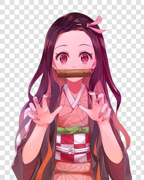 Nezuko Kamado PNG, Anime Character from Demon Slayer, Transparent – PNG Download