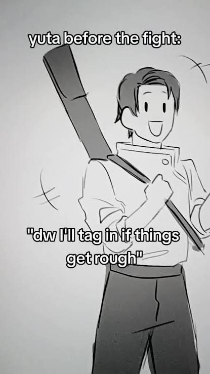 Yuta Okkotsu Stressing Out in Jujutsu Kaisen Memes