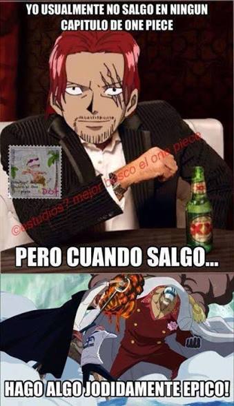 Simplemente Shanks - Meme by Sub_Zero.Oficial :) Memedroid