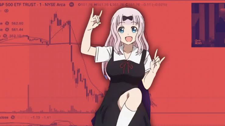 Chika Fujiwara Dances Through U.S. Stock Market Crash - Anime Senpai