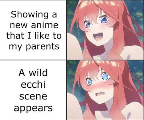 Ecchi scene 😂😂😅 #animememes #anime #otaku #memes #art #weeb #cosplay #dankmemes #photography #animegirls #videogames #cosplayersofinstagram #meme #videogamememes #manga #animegirl #geek #awesome #animeconvention #people #elveerion #convention ...