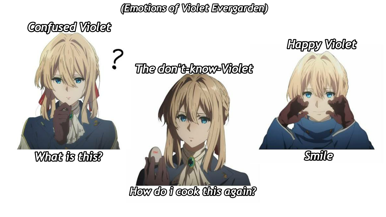 So i made a meme....... : r/VioletEvergarden