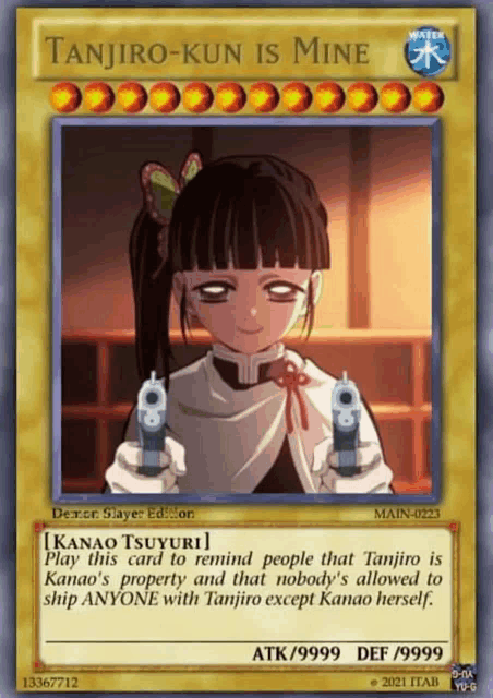 Kanao Demon Slayer Kanao Card Meme - Kanao Demon Slayer Kanao Card - Discover & Share GIFs