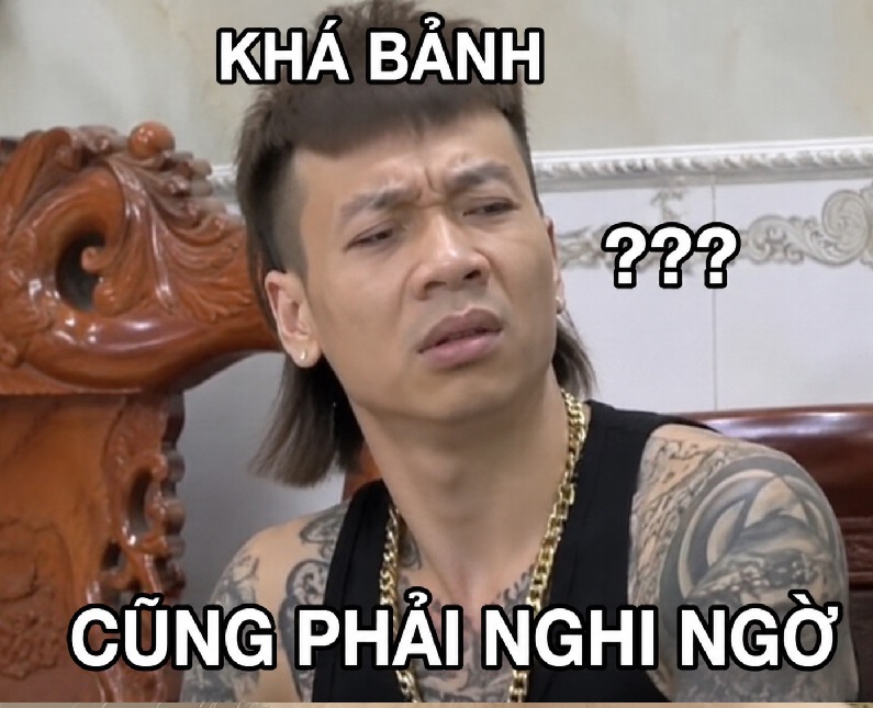 Khá Bảnh meme – Bộ ảnh chế công an trái tim siêu hài