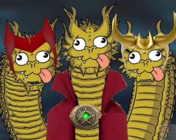 Meme 3 con rồng và biểu tượng của sự “không cùng đẳng cấp”