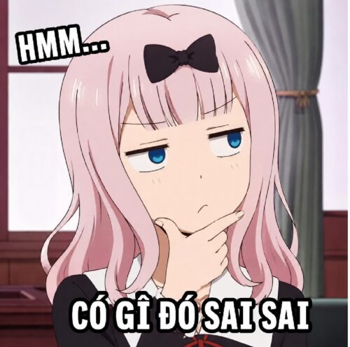 Hình ảnh meme Chika Fujiwara cười ra nước mắt mỗi ngày