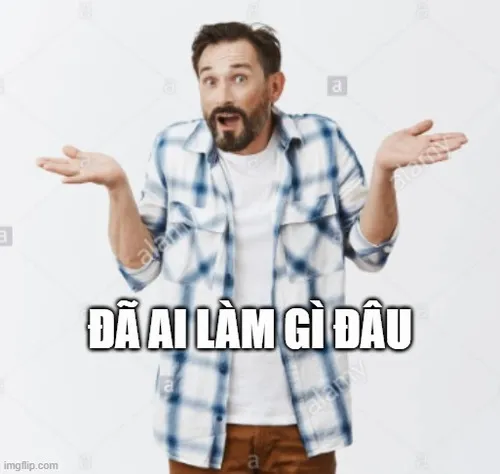 Ảnh vui kiểu giả vờ không biết, không nghe, không thấy