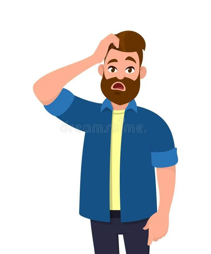 Meme chế gãi đầu nhìn ngượng