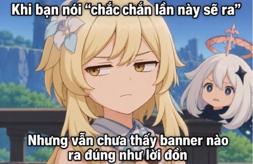 Ảnh chế Genshin Impact meme troll cực mạnh cười xỉu