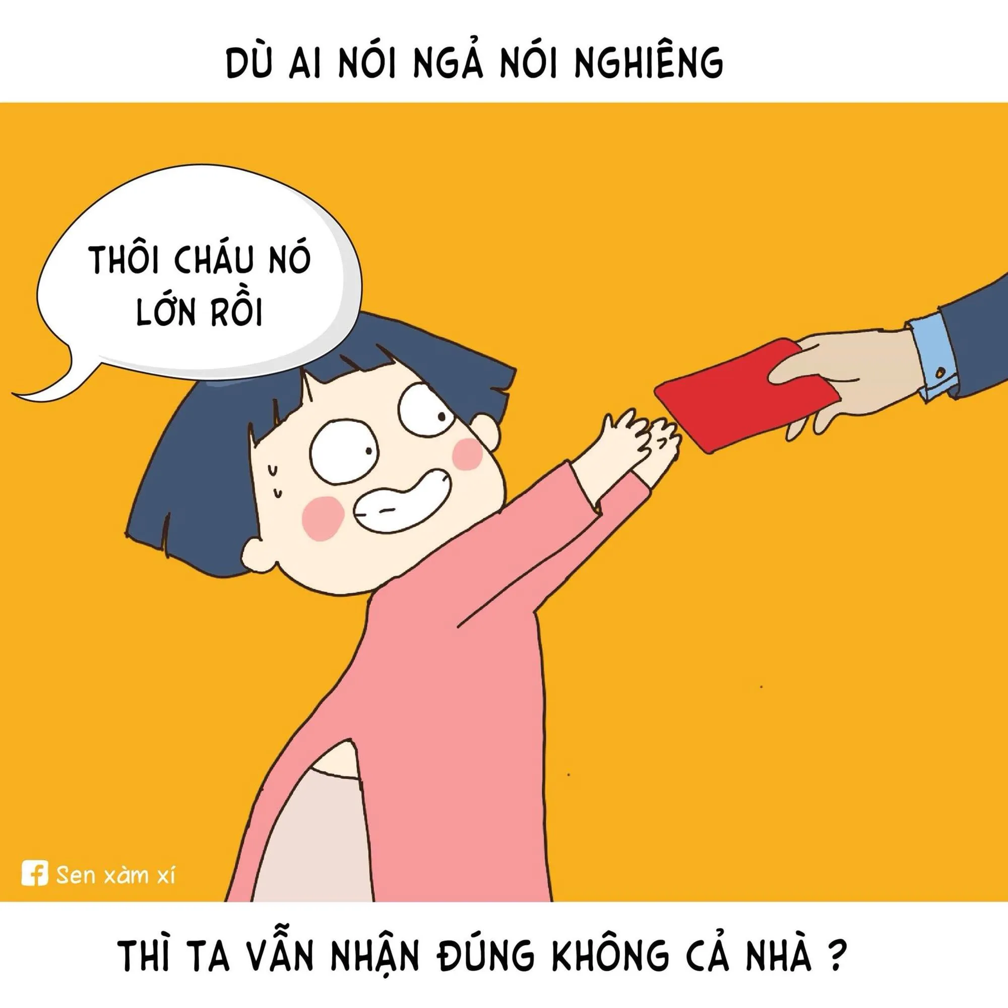 Meme lì xì dành cho hội thích không khí sum vầy.
