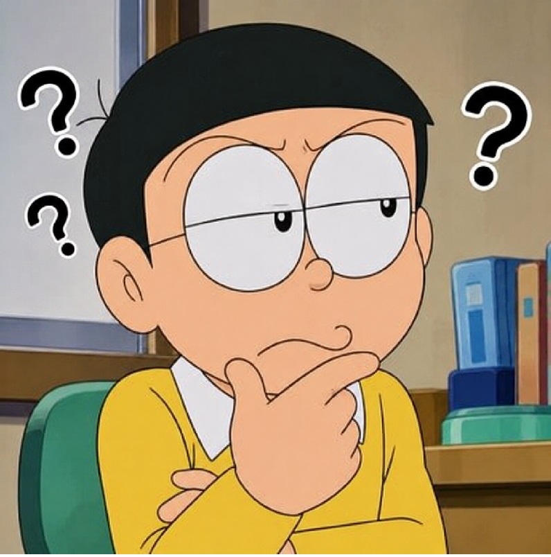 Ảnh troll Nobita meme – chế nhiều tình huống hài hước