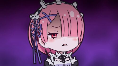 Sticker meme Ram Re Zero dùng chat cực vui