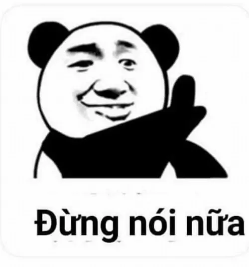 Ảnh meme gáu trúc nói không với mọi thứ