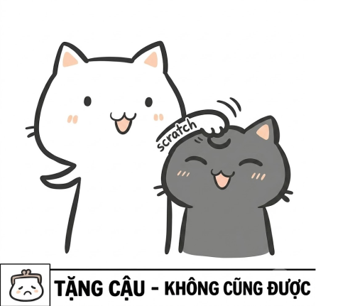 Meme xoa đầu – Ảnh chế waifu mèo dễ thương siêu cute