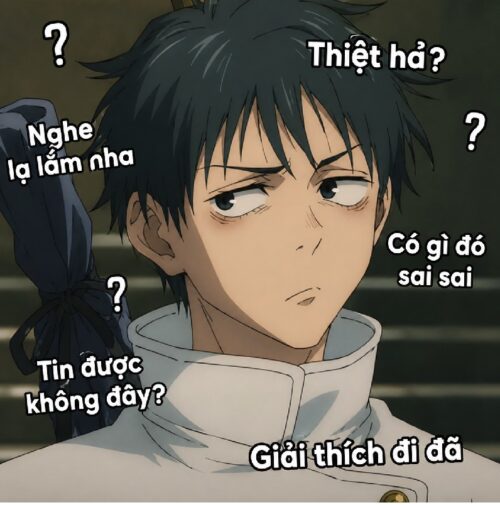 Hình ảnh meme Yuta Okkotsu HD độc lạ cười xỉu đủ cảm xúc