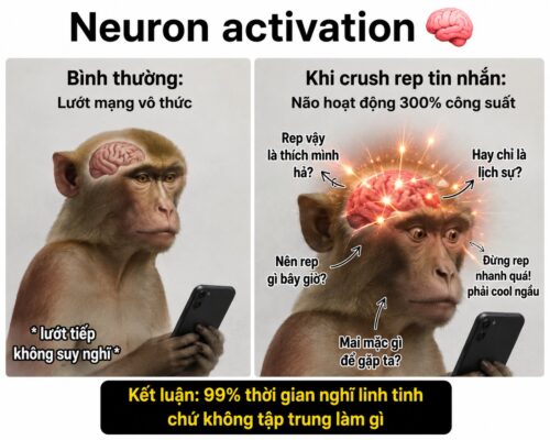 Neuron activation meme – Ảnh chế khỉ kích hoạt não siêu hài