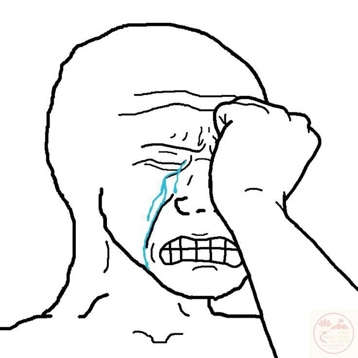 Ngay cả khi xuất hiện cạnh nhiều nhân vật khác, Wojak meme vẫn giữ sức hút riêng