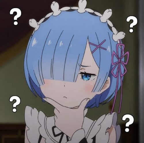 Hình ảnh meme Rem Re Zero cười ra nước mắt mỗi ngày