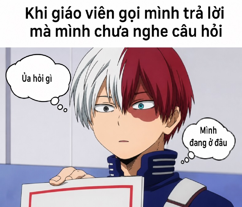 Meme Shoto Todoroki – Ảnh chế chàng nửa băng nửa lửa