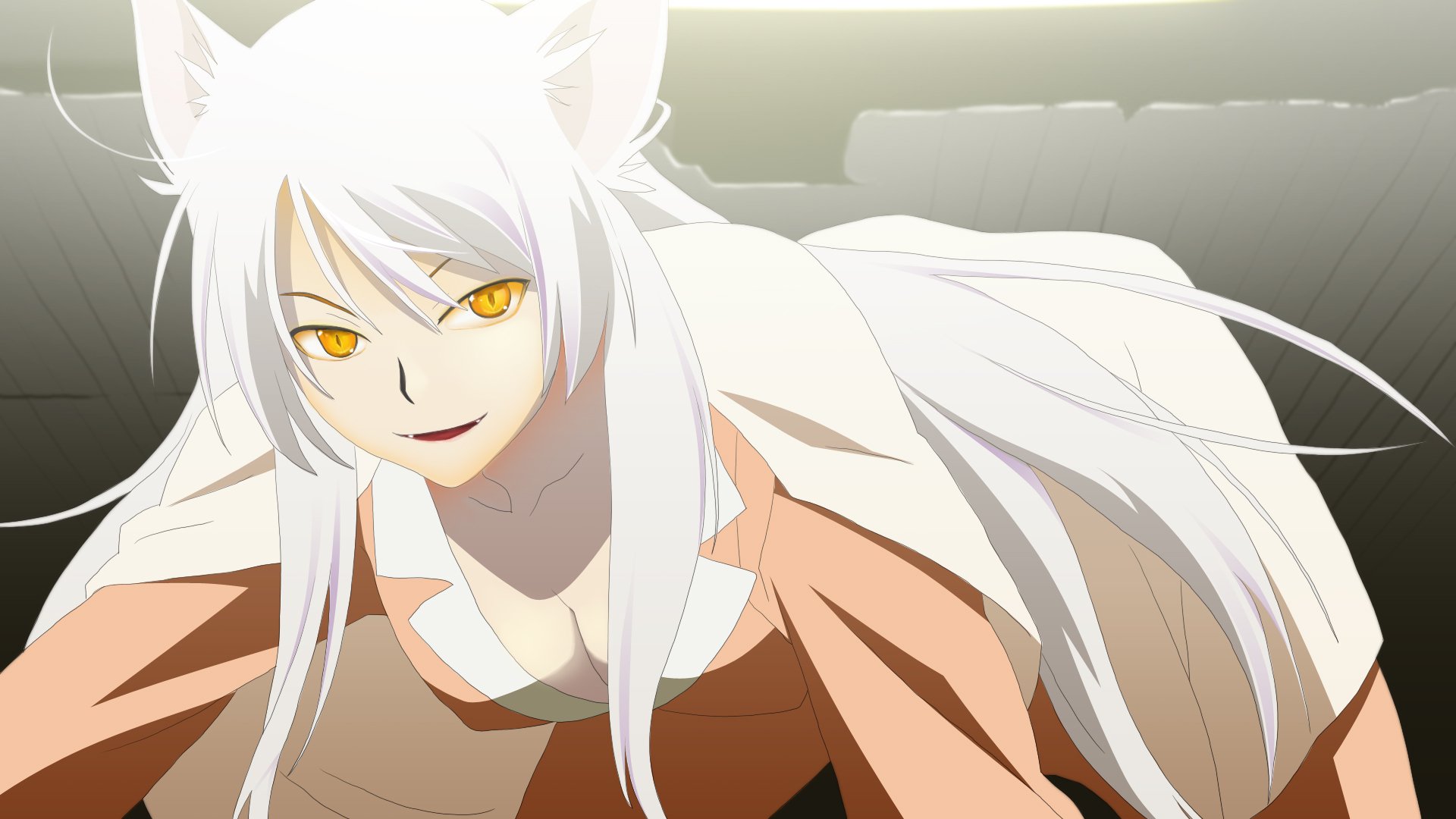 Black Hanekawa HD Wallpaper - Tsubasa Hanekawa Anime Monogatari Series | 1920x1080 | Wallpaper Abyss