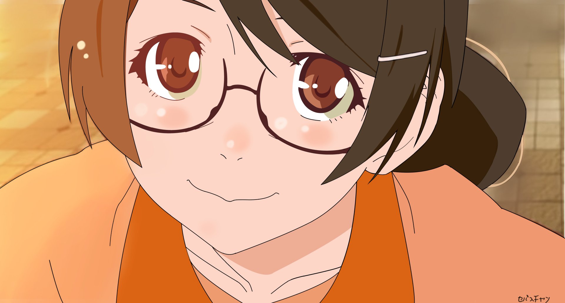 Tsubasa Hanekawa Ultra HD Wallpaper – Monogatari Anime Elegance in 4K | 6044x3244 | Wallpaper Abyss