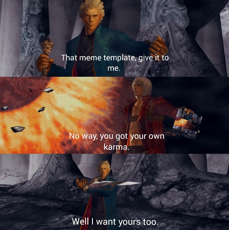 Vergil meme – Bộ ảnh chế Dante siêu hài hước bá đạo