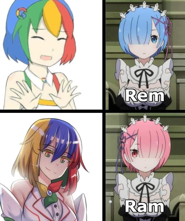 Meme] Rem? Nah. Ram? Yes. : r/Re_Zero
