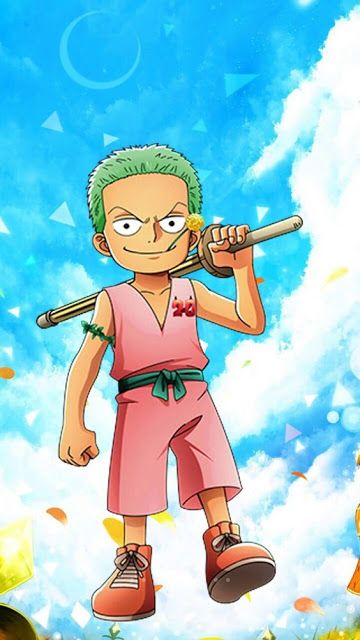 Bộ ảnh Zoro lúc nhỏ NGẦU khỏi phải bàn luôn