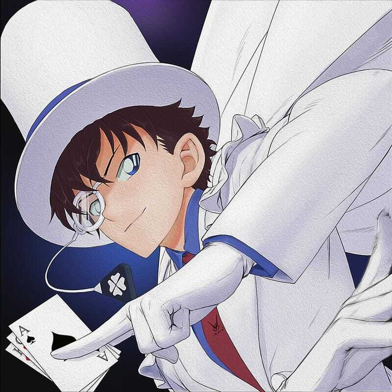 Ảnh Avatar Kaito Kid phong cách anime cực ngầu cuốn hút