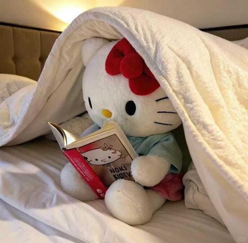 Ảnh đại diện Hello Kitty cute cho người thích màu hồng