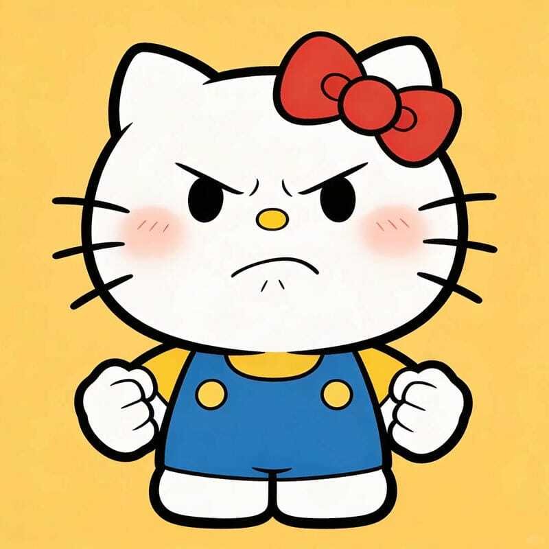 Hình ảnh avatar Hello Kitty cute dành cho Facebook cực xinh