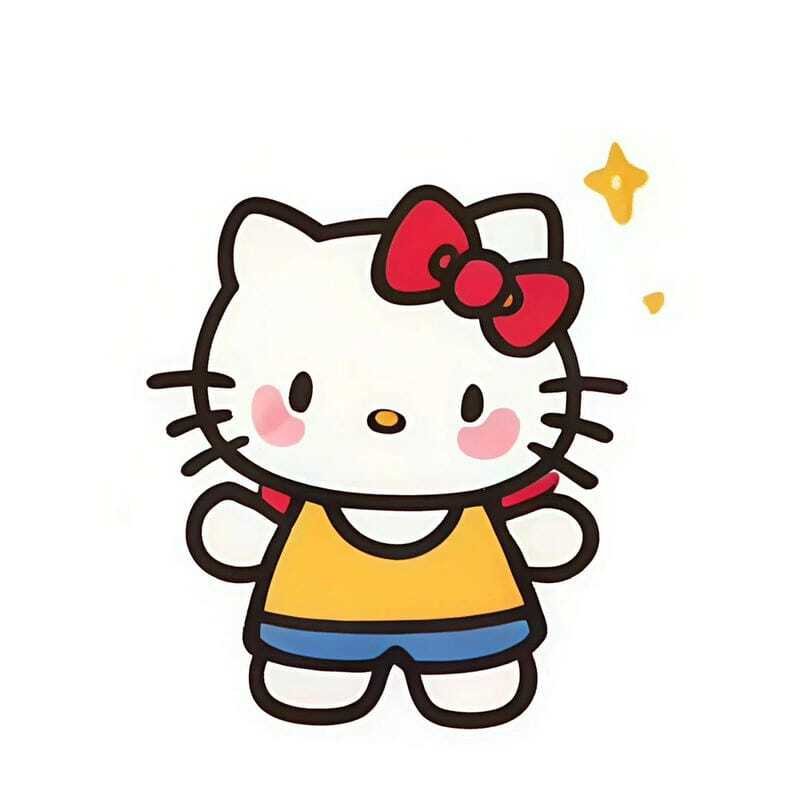 Ảnh đại diện Hello Kitty cute phong cách nữ tính cực xinh