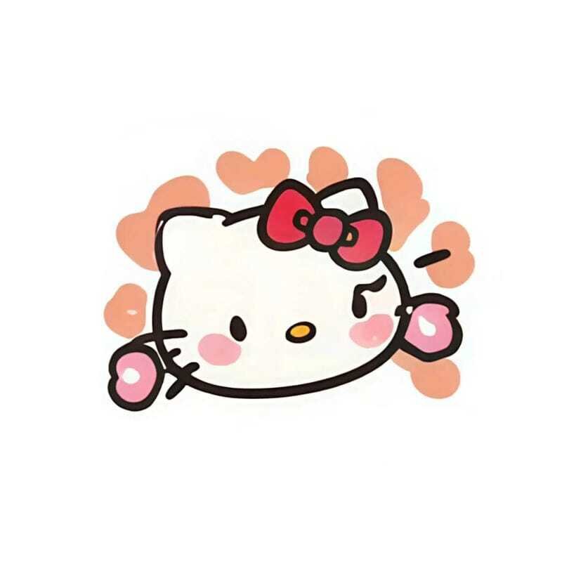 Hình ảnh avatar Hello Kitty cute phong cách trẻ trung nổi bật