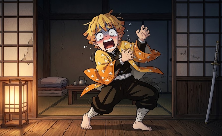 ảnh zenitsu ngầu hài