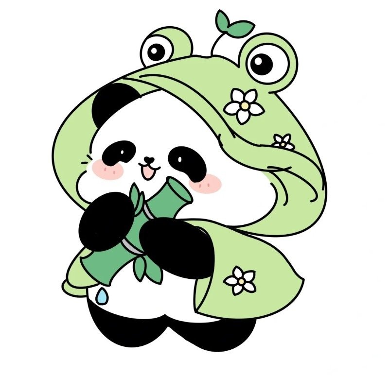 anime avatar ảnh gấu trúc cute chibi 18
