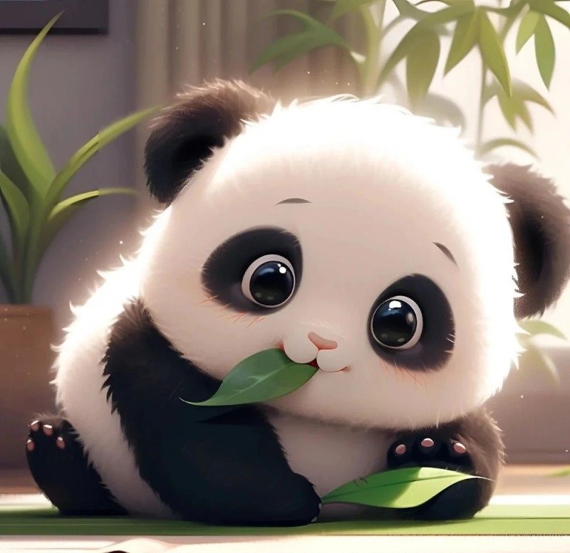 anime avatar ảnh gấu trúc cute chibi 30