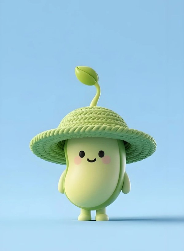 anime avatar quả bơ cute 13