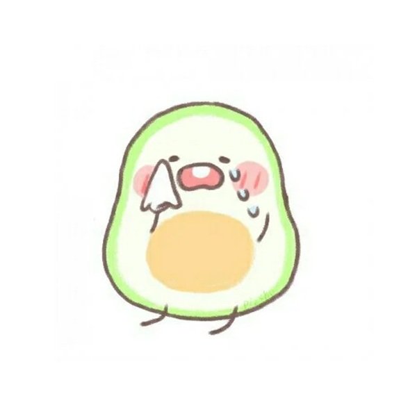 anime avatar quả bơ cute 27