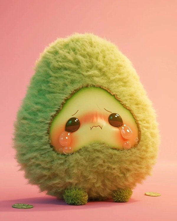 anime avatar quả bơ cute 29