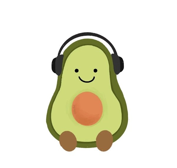 anime avatar quả bơ cute 5